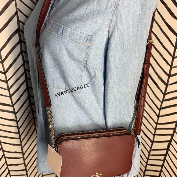 Kate spade floral pup double zip phone crossbody - Picture 10 of 11